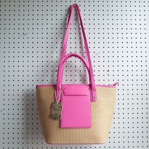 Alyssa Le Petit Basket Soli Dark Pink Tote